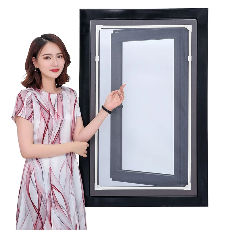 Магнитный экран от насекомых москитное окно регулируемый сделай сам занавеска