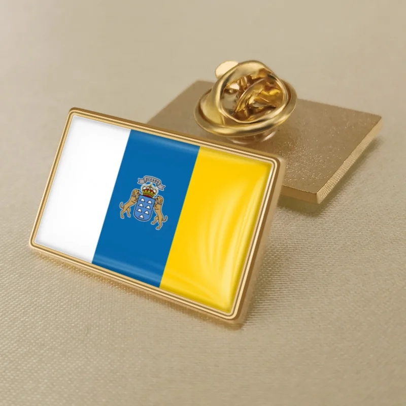 Герб Канарских островов автономное окружение Испании брошь в виде