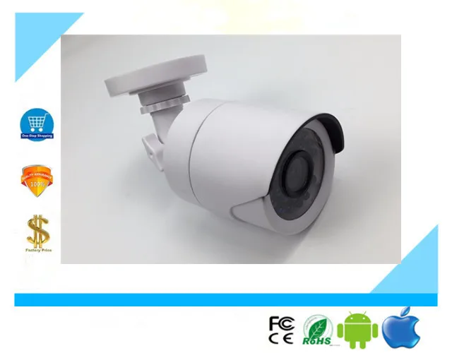 Sony IMX307+ 3516E H.265 Низкая освещенность IP пластиковая цилиндрическая камера 1080P 25FPS 24 светодиода инфракрасный IRC CMS XMEYE ONVIF P2P Облако