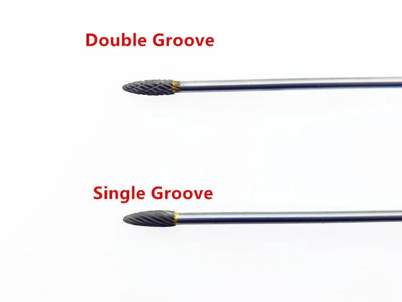 1pcs 3x4x100mm Tungsten Carbide Burr 3mm rob for dremel grinder grinding cutting rotary tools images - 6