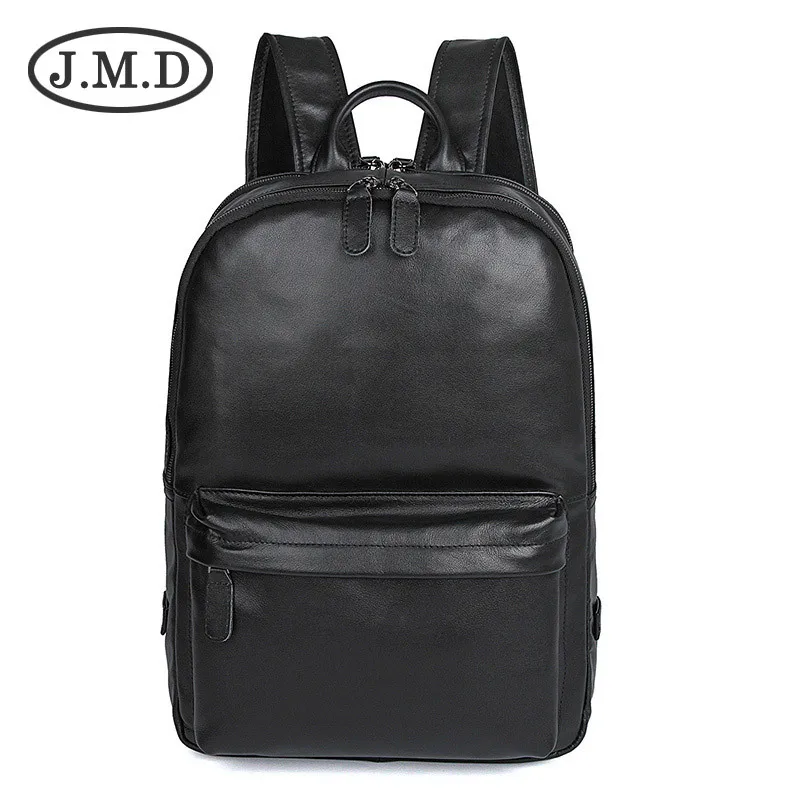

J.M.D New Arrival 100% Excellent Genuine Real Leathe Retro Unisex Shoulders Backpack Bag School Bag Computer Backpack