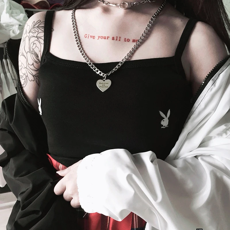 Подвески в виде сердца женские пары кулон из нержавеющей стали стиле хип хоп