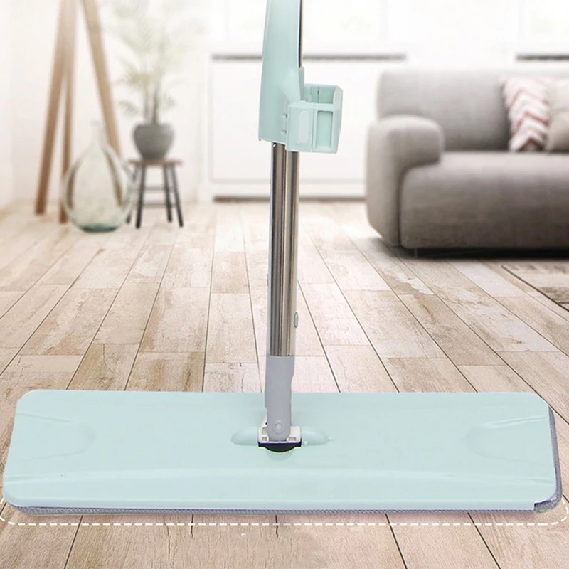 Вращающаяся плоская швабра Бесплатная ручная стирка ручка из нержавеющей стали