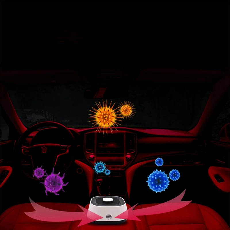 2-в-1 автомобиля Воздухоочистители Озон + отрицательными ионами для устранения