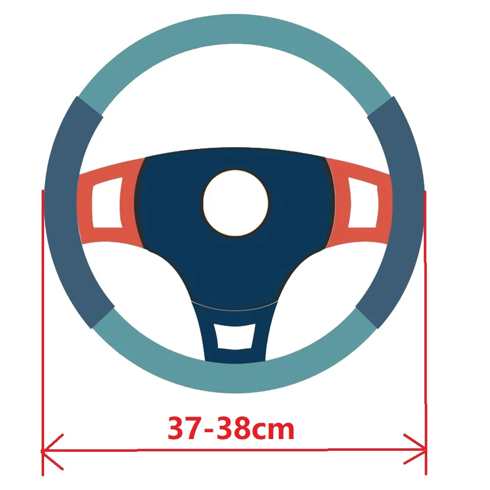 

11 Color Leather Car Steering Wheel Cover Sport Anti-Slip Auto Autobile Interior Accessories Fashion Car-styling Decoration Part