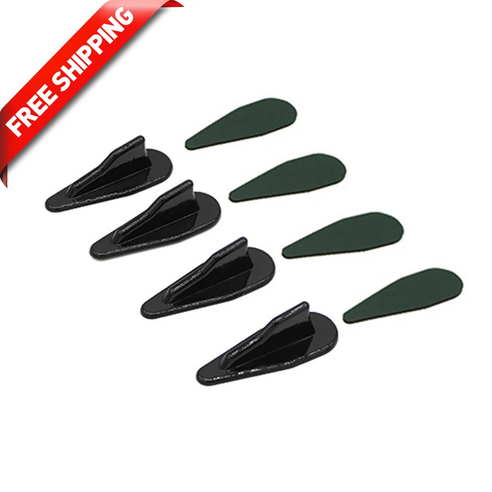 Бесплатная доставка 4 шт. Carstyling Shark Fin Kit диффузор спойлер крыло крыши ветровое