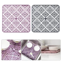kitchen grid stainless steel sink protector mat bowl heat resistant silicone pad