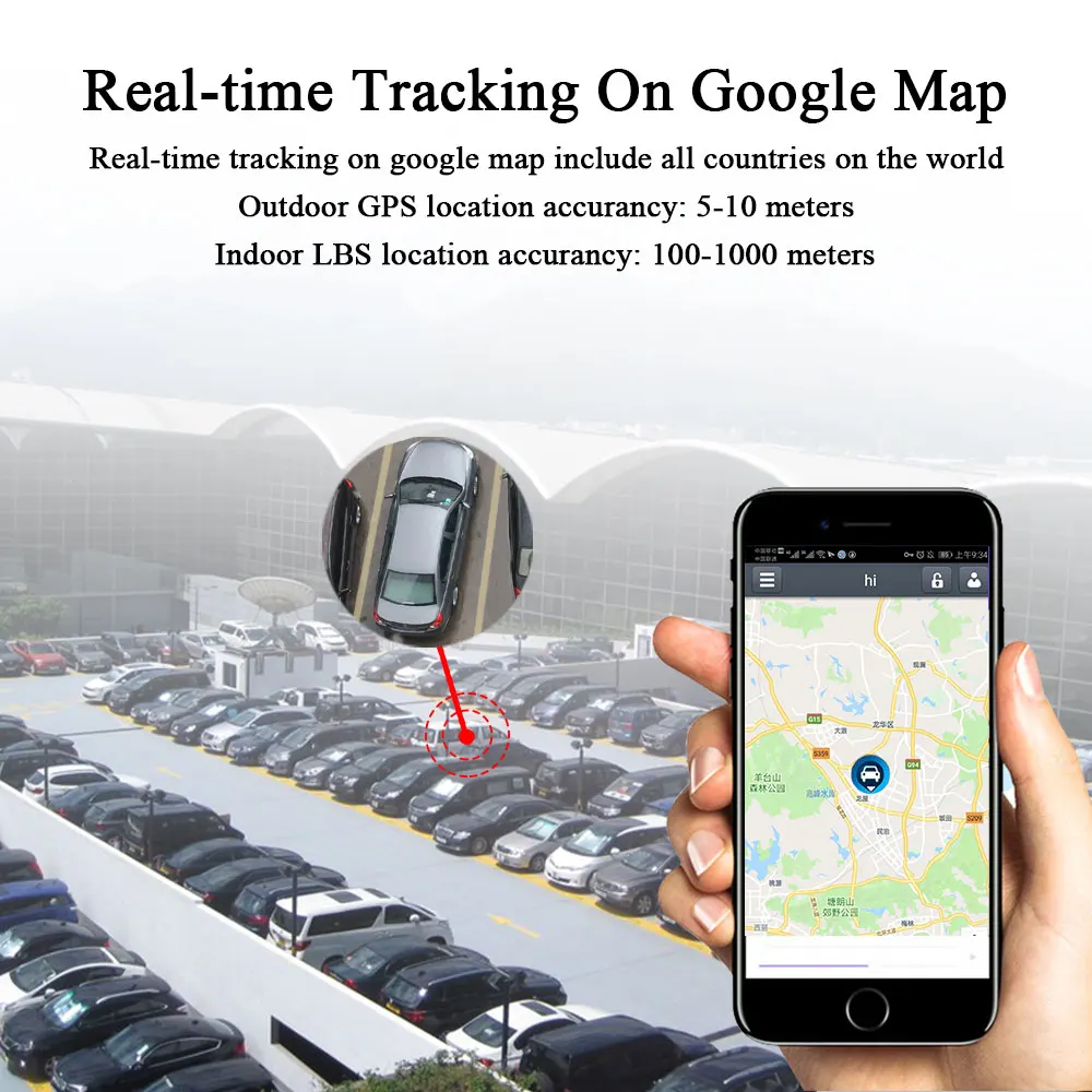GPS 303H Противоугонный GSM Автомобильный трекер отслеживающий прибор с