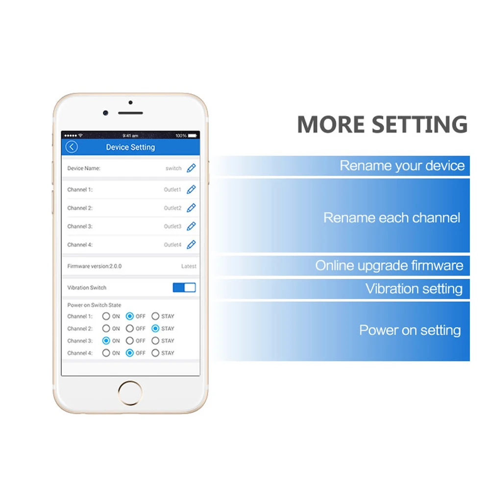 Интеллектуальный переключатель с Wi Fi 4 ходовой разъем на Din рейку канала