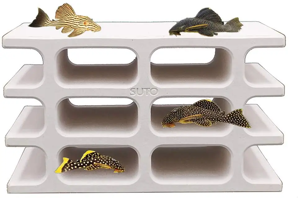Белое керамическое укрытие украшение для аквариума Amano креветок Cichlid Pleco нереста