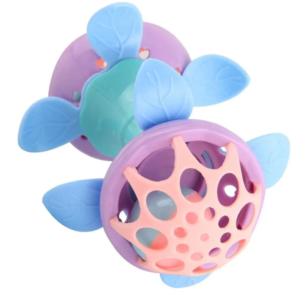 

3Pcs Rattle Toy Wear-resistant Safe Soft Glue Shaking Bells Hammer for Newborn