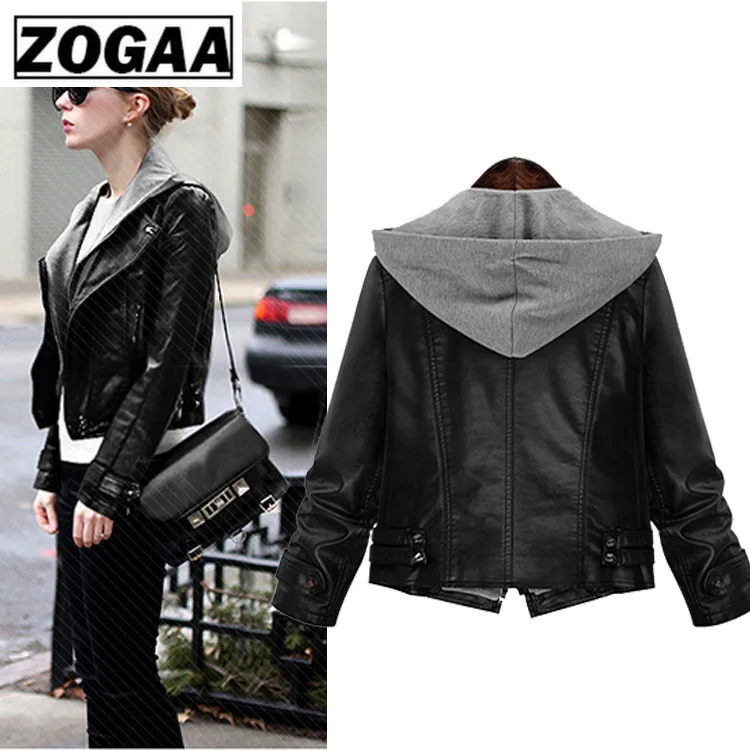 Европейская и американская женская кожаная куртка большого размера женское