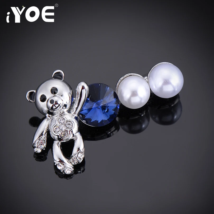 IYOE шикарные бриллиантовые булавки аксессуары для платья Модные Серебряные Броши