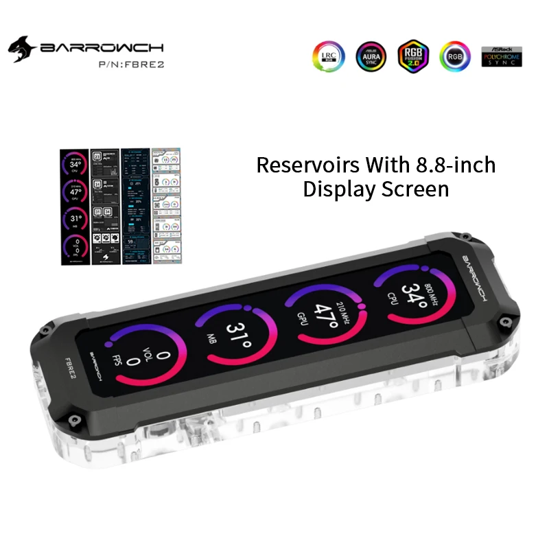 Barrowch FBRE2 резервуары для бокса с расширенным дисплеем 3 5-дюймовые DIY аксессуары