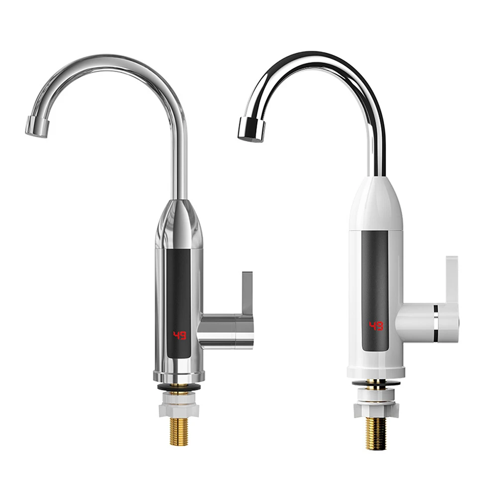 3000W 220V Electric Water Heater Kitchen faucet Instant Hot Water Faucet Heater Heating Dual-Use Faucet Instantaneous Heaters