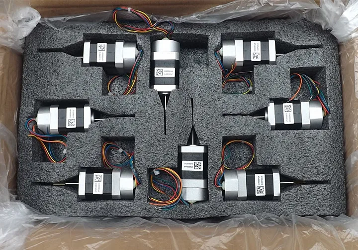 

[New] encoder 35 stepper motor two-phase 4-wire stepper motor with code wheel step angle 1.8