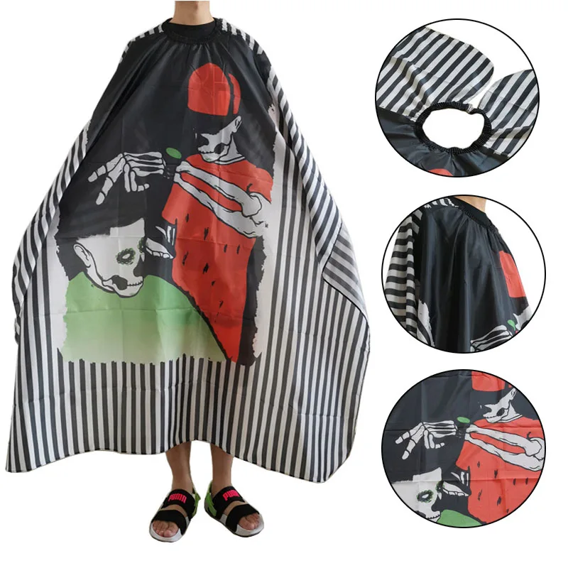 

1Pc Hairdressing Cape Waterproof Adult Salon Cutting Hair Cloth Pattern Hairdresser Apron Wrap Gown Tools Barber Cape