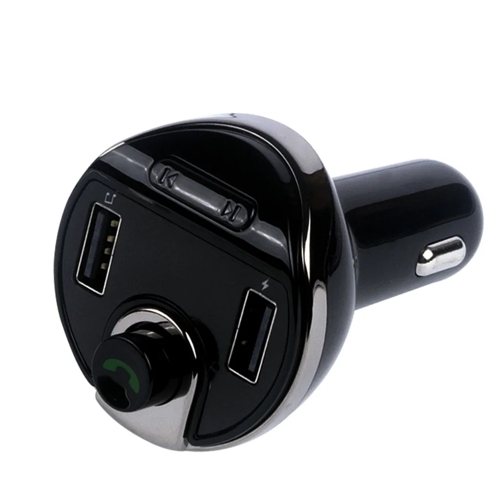 

Беспроводной адаптер MP3 FM-трансмиттер аксессуары музыкальный плеер Быстрая зарядка стабильный автомобильный комплект гарнитура двойной USB