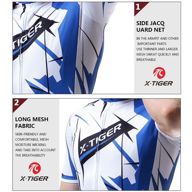 Веломайка X Tiger летняя спортивная одежда для горных велосипедов с коротким