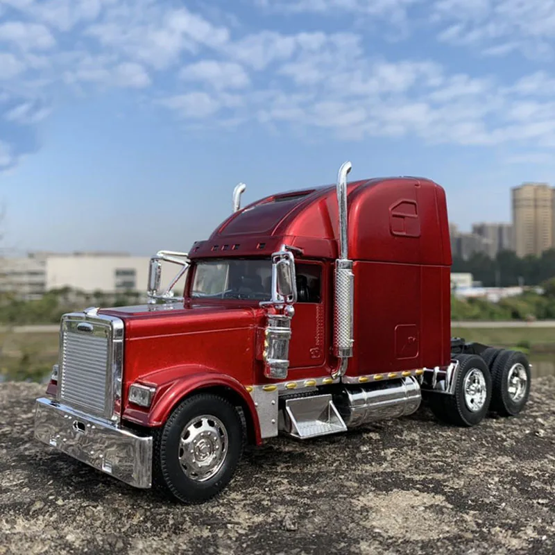 США тягач 1:32 литая модель автомобиля из металлического сплава Американский