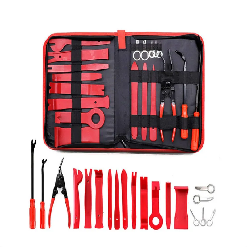 

Car Trim Removal Tools Kit Car Panel Door Audio Trim Removal Tool Kit Auto Clip Pliers Fastener Remover Tool Set
