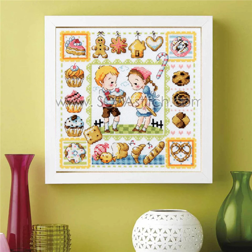 

Cross Stitch Set Chinese Cross-stitch Kit Embroidery Needlework Craft Packages Cotton Fabric Floss New Designs Embroidery3178