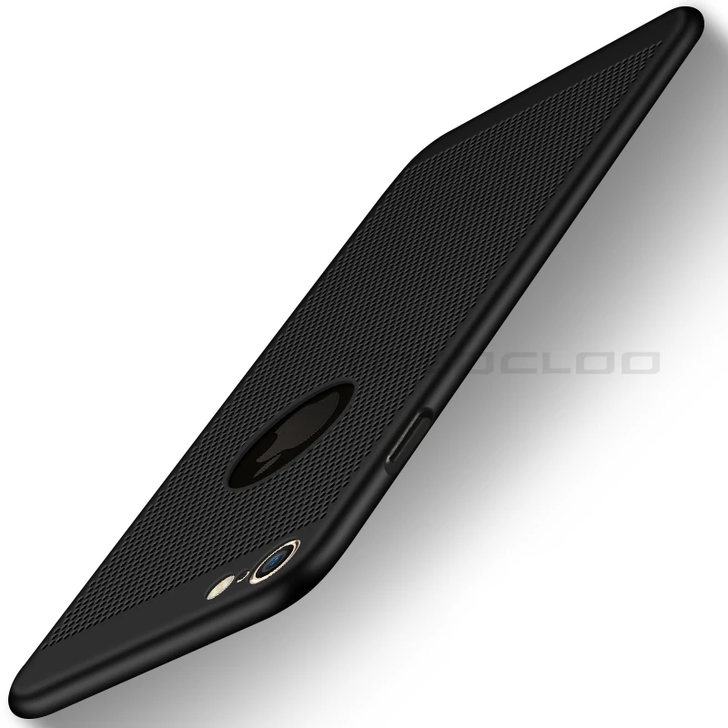 Ультратонкий охлаждающий чехол для Apple iPhone 11 Pro Max 5, 5S, 8, 7, 6, 6s Plus X, Жесткий Чехол для iPhone XS, чехол для Max XR - Цвет: Черный