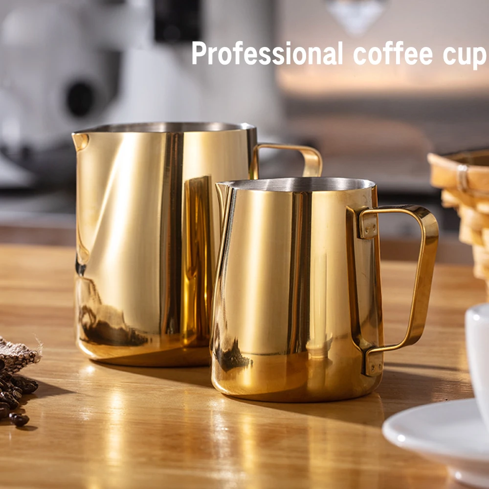 

Stainless Steeel Milk Frothing Pitcher Cup Tool Barista Tools Coffee Moka Cappuccino Latte Milk Frothing Jug Pitcher Coffee Tool