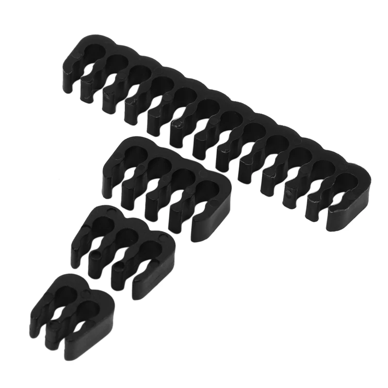 

16Pcs PP Cable Comb/Clamp/Clip/Organizer/Dresser for 2.5-3.2mm PC Power Cables Wiring 4/6/8/24 Pin Cable Manager