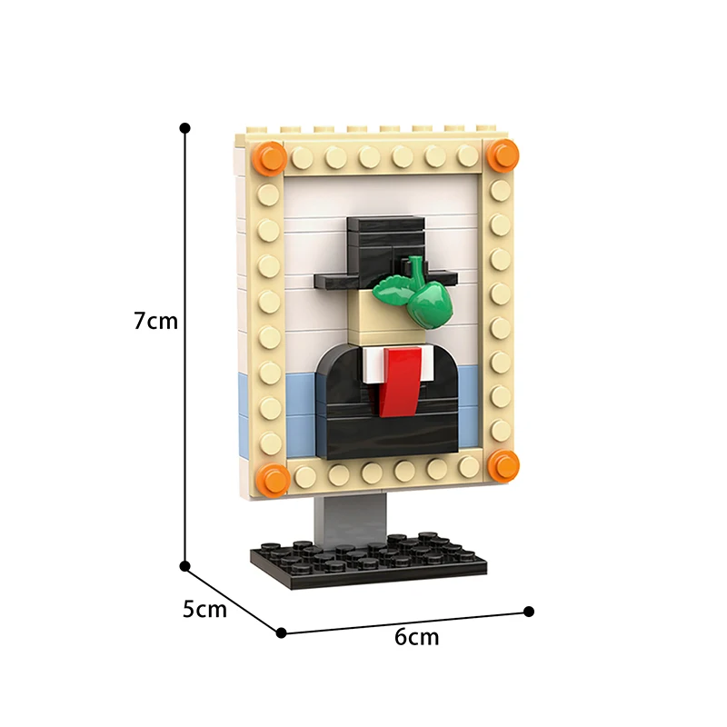 MOC Mini Pixel Pictures Building Blocks Set For Van Sunflowers Human Art Painting Bricks DIY Idea Assemble Toy Children Gift | Игрушки и