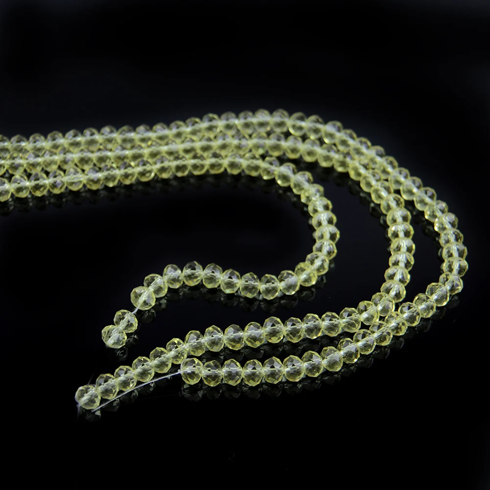 4 мм 1000 штук светильник желтый хрустальный стакан круглый бисер сделай сам