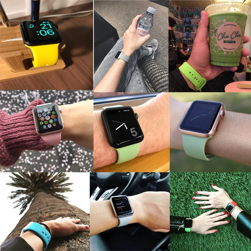 Joyozy для Apple Watch ремешок из нержавеющей стали модный металлический спортивный браслет из нержавеющей стали ремешок для iWatch Series5 4 3 2 1