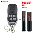 SOMMER 4020 дистанционное управление гаражной дверью, непрерывный код для SOMMER 868 МГц, дистанционное управление, командный передатчик
