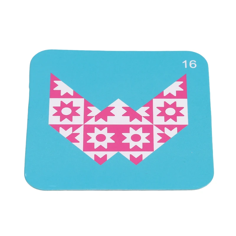 Обучающие деревянные игрушки Монтессори пазл с зеркальными изображениями