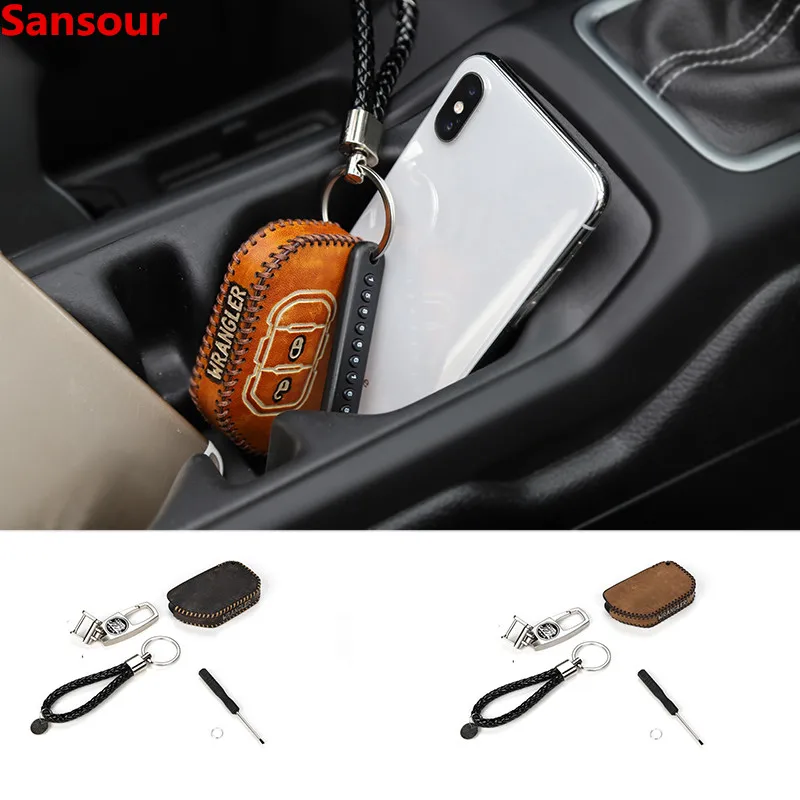 

Автомобильный ключ Sansour, чехол для Jeep Gladiator JT 2018 +, фотодержатель ключей для Jeep Wrangler JL 2018 +, автомобильные аксессуары