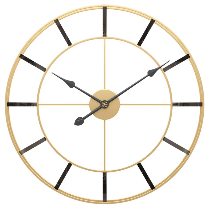 

Boyida настенные часы светильник роскошный современный простой железный настенные часы гостиная часы настенные часы