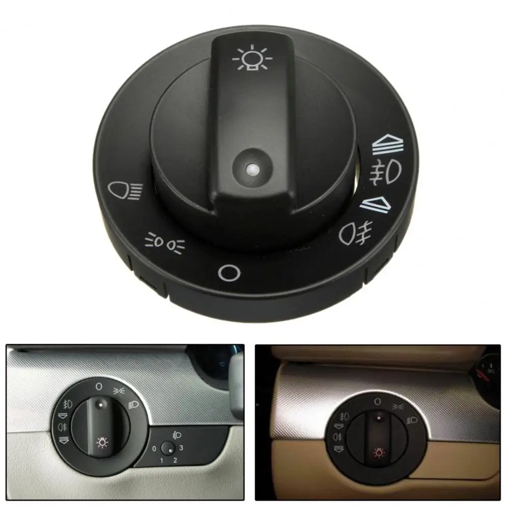 

80% Hot Sell Knob Cover Manual Headlight Control 8e0941531A Automative Lighting Adjuster for Audi 8E A4 S4 B6 B7