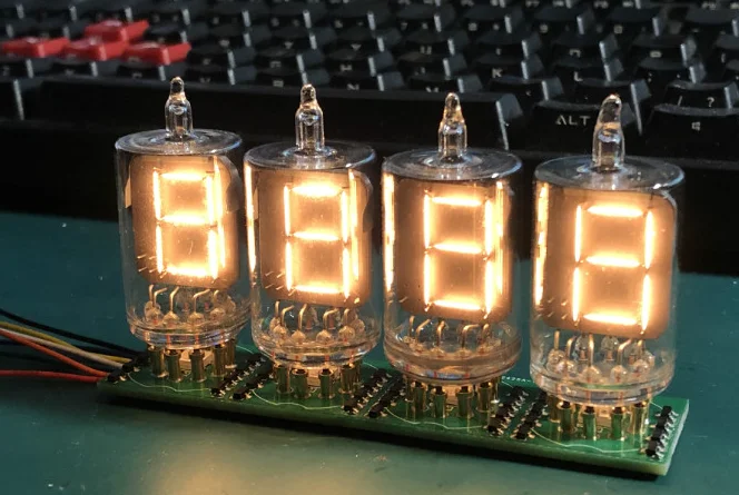 Американская нить трубки DR2000 Numitron трубки показывает теплые DIY зимнее солнце, чем лампа накаливания
