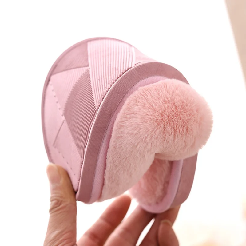 Новинка плюшевые домашние тапочки мужская домашняя обувь из хлопка пара