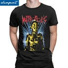 Мужские футболки Metropolis Fritz Lang Movie Robot Science Film 100% хлопковые топы хипстерские футболки с коротким рукавом и круглым вырезом футболки с принтом