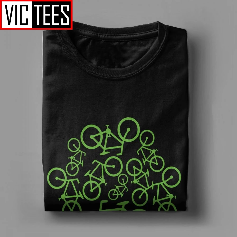 Забавные мужские футболки Biketree из чистого хлопка с коротким рукавом круглым