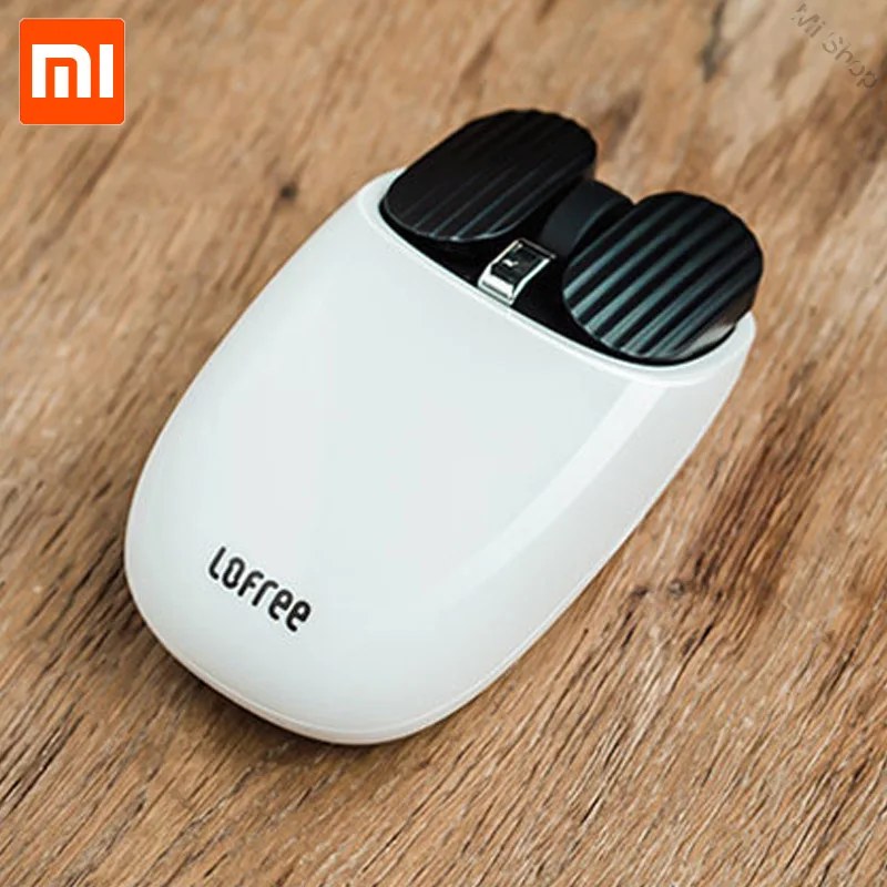 Белый Xiaomi Mijia LOFREE Bluetooth беспроводная мышь 2,4G/Bluetooth двойной режим подключения Уникальная функция жеста многофункциональная Совместимость - Цвет: Белый