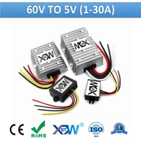xwst dc dc 24v 36v 48v 60v to 5v step down voltage converter 20 75v to 5v buck voltage reducer dc dc switching power supply
