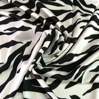 width 59inch thick spandex lycra stretch micro fibe fabric leopard print elastic cloth for swimwear skirt haren pants