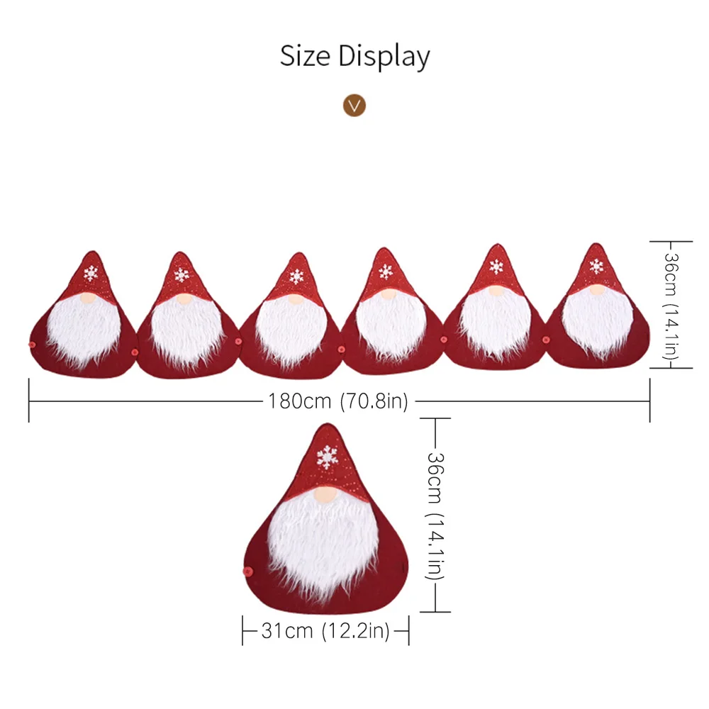 

Merry Christmas Placemat Ornament Christmas Decoration For Home Faceless Doll Table Runner Placemat Christmas Decorations