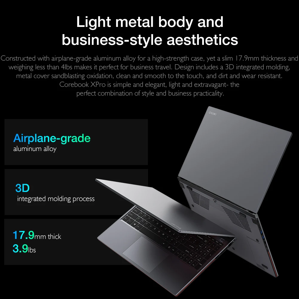 Игровой ноутбук CHUWI CoreBook XPro FHD экран 15 6 дюйма Intel Core i5-8259U ОС Windows 10 8 ГБ ОЗУ 512 SSD |