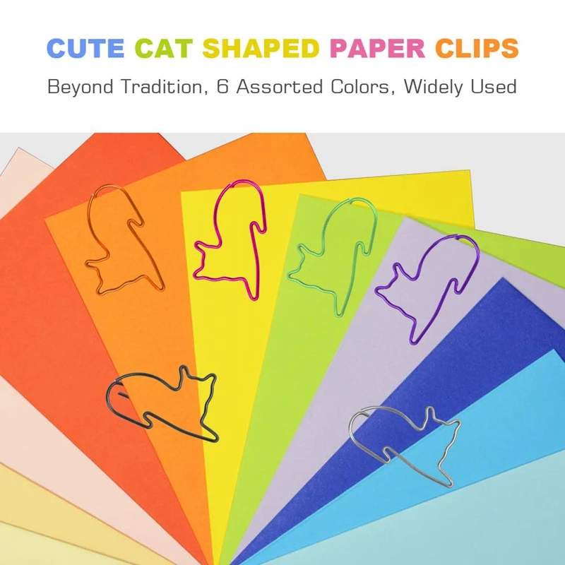 Зажимы для бумаг 60 шт. забавные женщин офисные принадлежности подарки влюбленных