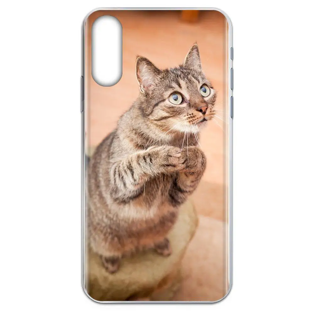 Для Huawei P7 P8 P9 P10 P20 P30 Lite Mini Plus Pro Y9 Prime P Smart Z 2018 2019 TPU новый стиль молитвенные котята