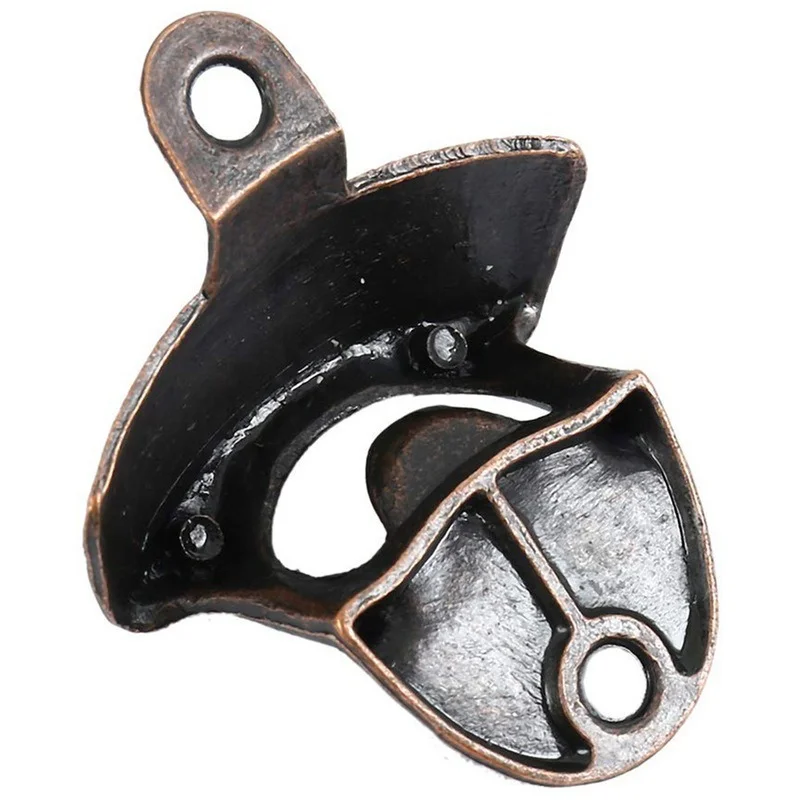 10pcslot bottle opener wall mounted rustic beer opener for kitchen cafe bars refrigerator gadgets home hardware accessories free global shipping