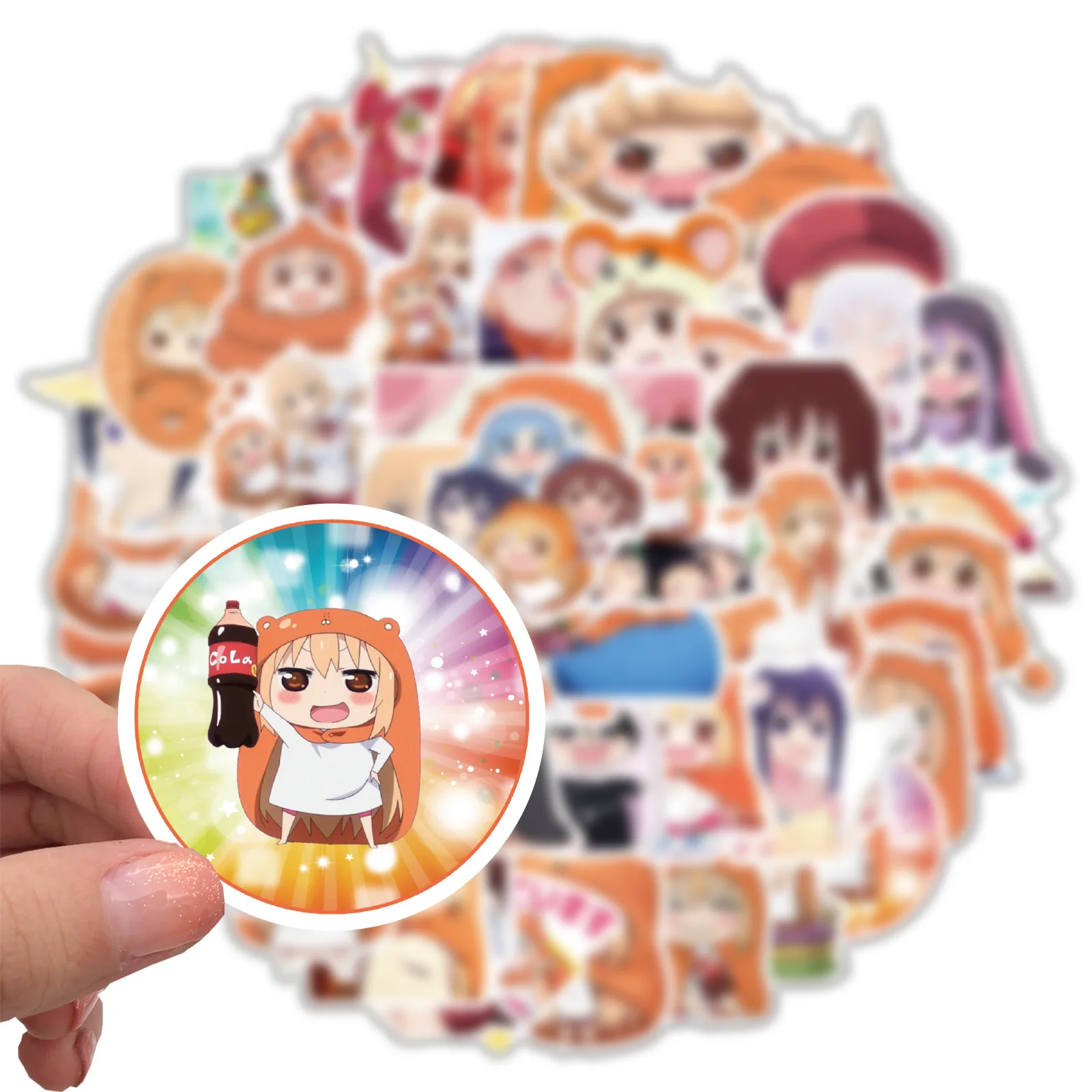 10/50 шт. Япония Himouto! Наклейки с героями аниме Умару-Чан Мультяшные милые женские